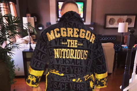 versace robe conor mcgregor|It's no 'F.